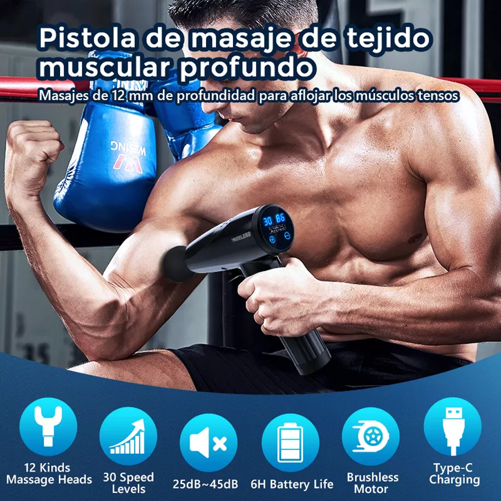 Pistola masajeadora PROFECIONAL