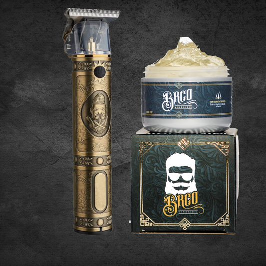 Paquete de Balsamo Minoxidil 12% + Rasuradora