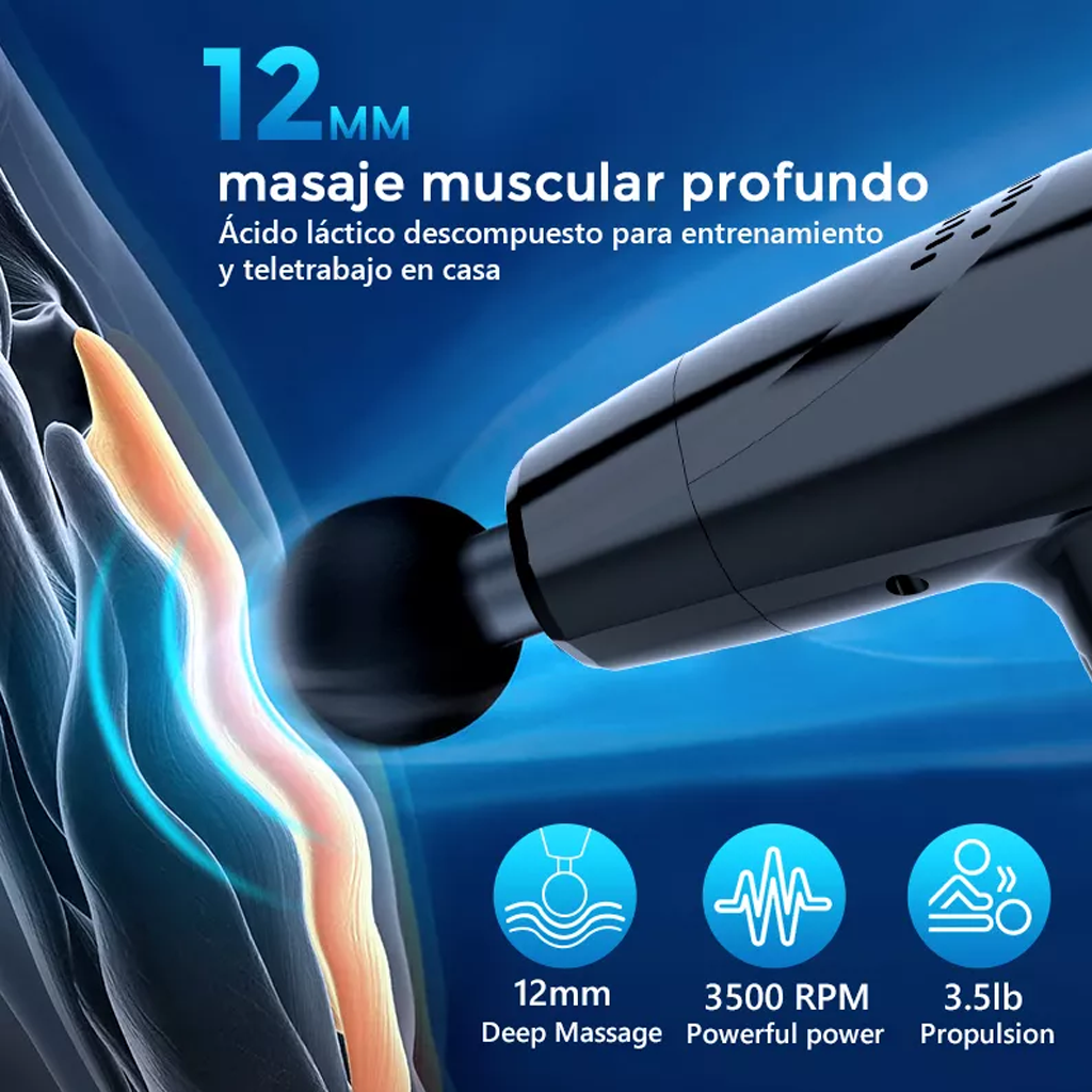 Pistola masajeadora PROFECIONAL