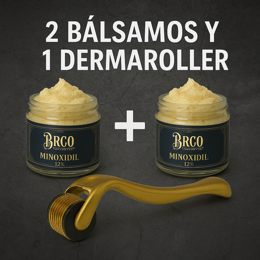 Minoxidil 12% (2) + Derma Roller GOLD + 🎁